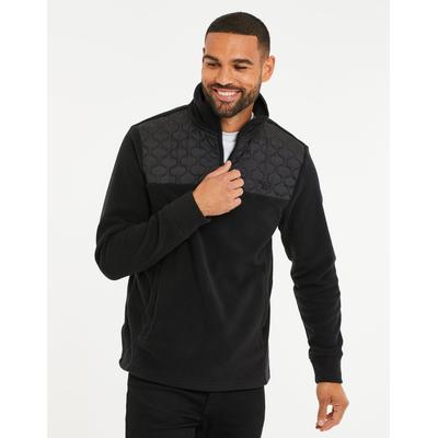 Black Onion Quilted Quarter Zip Fleece