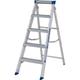 Werner 5 Tread Master Trade Stepladder - BS 2037 EN131 Professional Aluminium 7140518