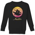 Disney Aladdin Flying Sunset Kids' Sweatshirt - Black - 9-10 Years