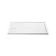 Nuie Pearlstone 1700mm x 700mm White Rectangular Bath Replacement Tray Polyurethane Volcanic Ash NTP060