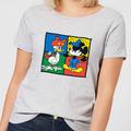 Disney Mickey And Donald Clothes Swap Women's T-Shirt - Grey - 4XL