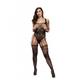 Baci - Fishnet Garter-Look Catsuit