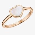 Chopard Ladies My Happy Hearts 18ct Rose Gold Mother-Of-Pearl Ring 82A086-5309 (52)