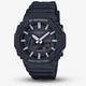 Casio G-Shock Classic Octagon Series Chronograph Dual Display Black Plastic Strap Watch GA-2100-1AER