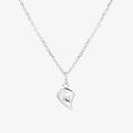 Fleur Kids Sterling Silver Best Friends Heart Necklace THB000204