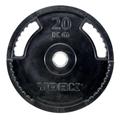 York Barbell G2 Rubber Thin Line Olympic Weight Plates