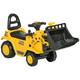 HOMCOM NO POWER 3 in 1 Ride On Toy Bulldozer Digger Tractor Pulling Cart Pretend Play Construction Truck