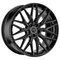 MSW 50 Alloy Wheels In Gloss Black Set Of 4 - 21x8.5 Inch ET35 5x112 PCD, Black