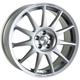 Speedline Corse 2120 Turini Alloy Wheels in Silver Set of 4 - 15x6.5 Inch ET27 4x108 PCD 65.1mm Centre Bore Silver, Silver