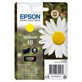 Epson Daisy Singlepack Yellow 18 Claria Home Ink. Cartridge capacity: Standard Yield Colour ink type: Pigment-based ink Colour ink page yield: 180 pages Colour ink volume: 3.3 ml Quantity per pack: 1 pc(s)