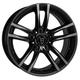 Wolfrace Eurosport X10 Alloy Wheels in Racing Black Set of 4 - 17x7 Inch ET49 5x120 PCD Up To 110mm Centre Bore Racing Black, Black