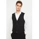 Mens Plus And Tall Tailored Black Waistcoat