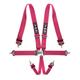 TRS Nascar Standard / Superlite 6 Point Harness - Pink, Standard, Pink