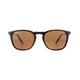 Serengeti Unisex Sunglasses Delio 8949 Shiny Dark Havana Mineral Polarized Drivers Brown - One Size