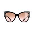 Valentino Cat Eye Womens Black Brown Pink Gradient VA4028 - One Size
