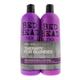 Tigi Womens Bed Head Therapy For Blondes Dumb Blonde Shampoo & Conditioner 750ml Duo Pack - One Size