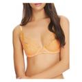 Wacoal Womens Chrystalle Balcony Bra - Orange Spandex - Size 36B UK BACK/CUP