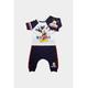 Disney Baby Boy Mickey Mouse Sporty 3-Piece Outfit - Blue Cotton - Size 0-3M