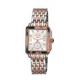 Gevril GV2 Bari Tortoise WoMens Mother Of Pearl Dial Two Tone IP Rose Gold Bracelet Diamond Watch - Silver & Gold - One Size