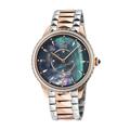 Gv2 Siena Womens Swiss Quartz Blue MOP Dial Two Tone Rose Stainless Steel Diamond Watch - Rose Gold - One Size