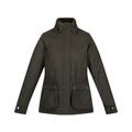 Regatta Womens/Ladies Leighton Waterproof Jacket (Dark Khaki) - Size 12 UK