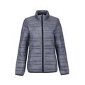 Regatta Womens/Ladies Firedown Baffled Quilted Jacket (Grey Marl/Black) - Multicolour - Size 16 UK