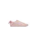 Puma Womenss Basket Bow Trainers in Pink Leather - Size UK 4