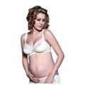 Emily B Womens Daisy Maternity Bra - White Cotton - Size 30D