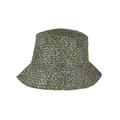 Regatta Childrens Unisex Womens/Ladies Jaliyah Abstract Showerproof Bucket Hat (Green Fields) - Multicolour - Size Small/Medium