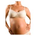 Emily B Womens Iris Full Cup Maternity Bra - White Cotton - Size 30B