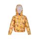 Regatta Childrens Unisex Childrens/Kids Muddy Puddle Peppa Pig Floral Hooded Waterproof Jacket (Glowlight Yellow) - Multicolour - Size 4-5Y
