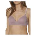 Sloggi Womens Wow Embrace Padded Soft Cup Bra - Purple Polyamide - Size Medium