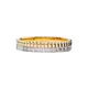 Quatre Radiant Edition 18K Yellow & White Gold & Diamond Wedding Band Ring