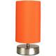 Minisun - Dimmable Table Lamp Touch Dimmer Bedside Light - Orange - No Bulb