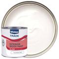 Wickes Trade Liquid Gloss Wood & Metal Paint - Pure Brilliant White - 1L