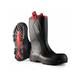 Purofort+rugged F/Safety Wellington Boot black sz 13 - Black - Dunlop