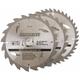 Tct Circular Saw Blades 20, 24, 40T 3pk - 184 x 30 - 20, 16mm Rings - Silverline