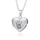 Sterling Silver Handprint or Footprint Locket