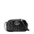 Gucci Small Leather Marmont Matelassé Cross-Body Bag