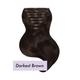 240-300g Ultra Volume Clip In Remy Human Hair Extensions Extra Thick Hair Extensions, 22" (280g) / Darkest Brown (#2)