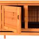 Home Discount - Single Wooden Pet Hutch Rabbit Guine Pig Cage Run With Clean Tray