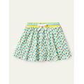 Jersey Skort Ivory Girls Boden, Ivory Berry Blossom