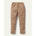 Cord Leggings Leopard Girls Boden, Leopard Print