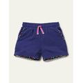 Charlie Pom Jersey Shorts Starboard Girls Boden, Starboard