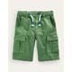 Garment Dye Cargo Shorts Green Boys Boden