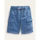 Garment Dye Cargo Shorts Blue Boys Boden