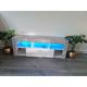 Led tv Cabinets Modern tv Stand tv Unit Television tv Cabinet Stand Media Storage Cabinet with Shelves Drawers -Grey Led Cabinet