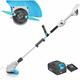 40V Cordless Strimmer with 25cm Cutting Diameter Lightweight Battery Grass Timmer for Garden, Including 6 Spare Blades, 1pc 2.0Ah Battery & Charger