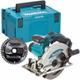 DSS610Z 18V 165mm Cordless Circular Saw with Mak Case & Saw Blade:18V - Makita