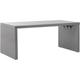 Outdoor Concrete Table U-Shape Steel Frame 180 x 90 cm Grey Taranto - Grey